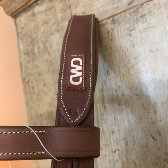 SOLD BRAND NEW brown CWD raised French noseband bridle - Picture 4 of 10